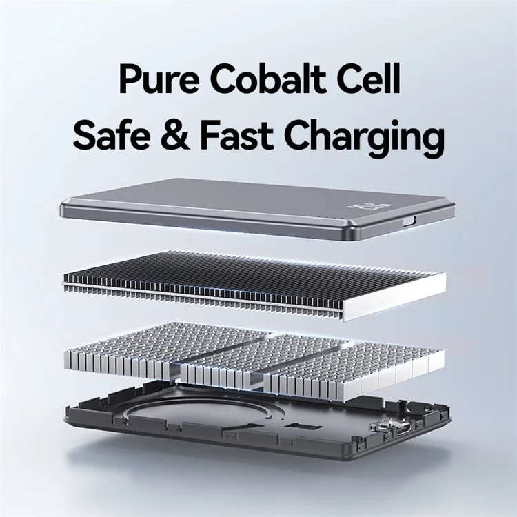 Pin Dự Phòng Không Dây Nam Châm siêu mỏng sạc nhanh 20w USAMS CD220 PB73 5000mAh