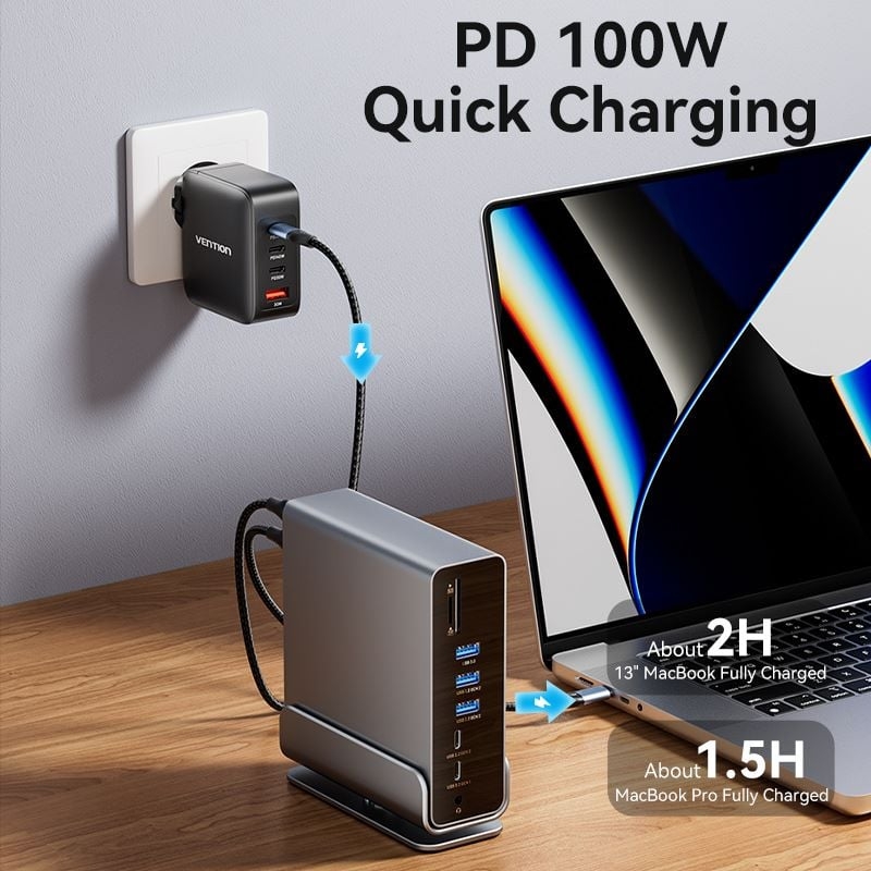 HUB Mở Rộng Đa Năng 15-in-1 VENTION TPU