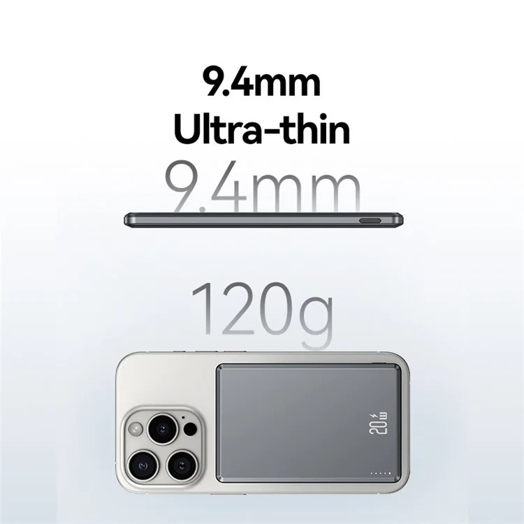 Pin Dự Phòng Không Dây Nam Châm siêu mỏng sạc nhanh 20w USAMS CD220 PB73 5000mAh
