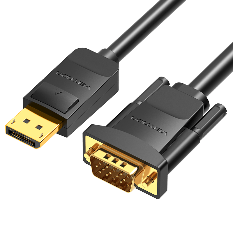 Cáp Chuyển DP to VGA 1080p VENTION HBL (1080p@60Hz)