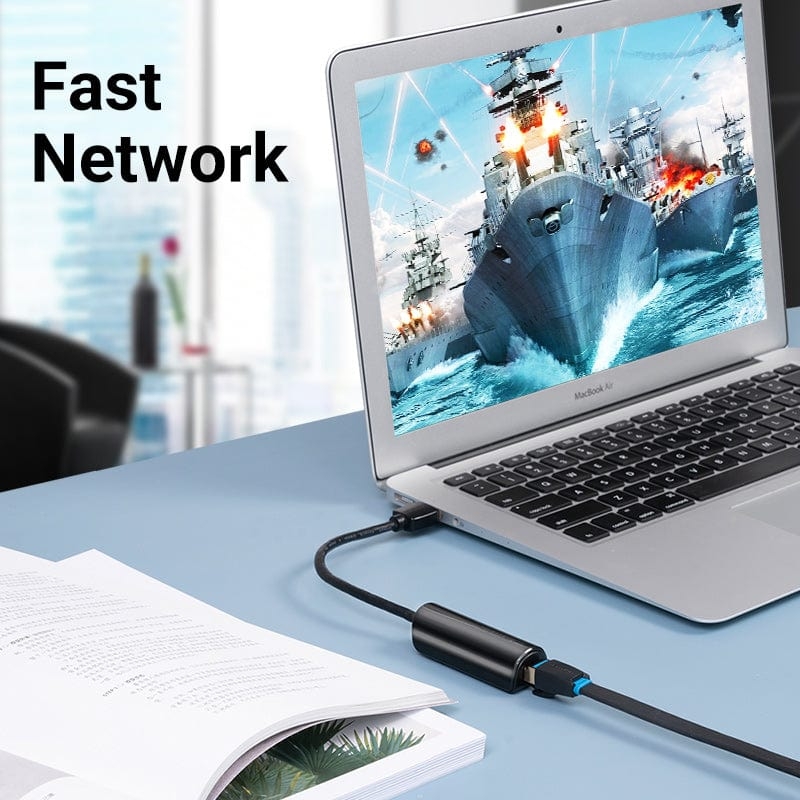 HUB Kết Nối Mạng VENTION CEW (USB 3.0-A to RJ45 Gigabit Ethernet)