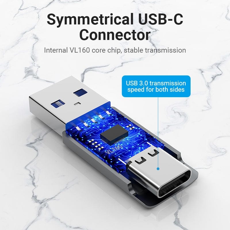 USB OTG USB 3.0 to USB-C VENTION CDPH0 (5Gbps, Male to Female)