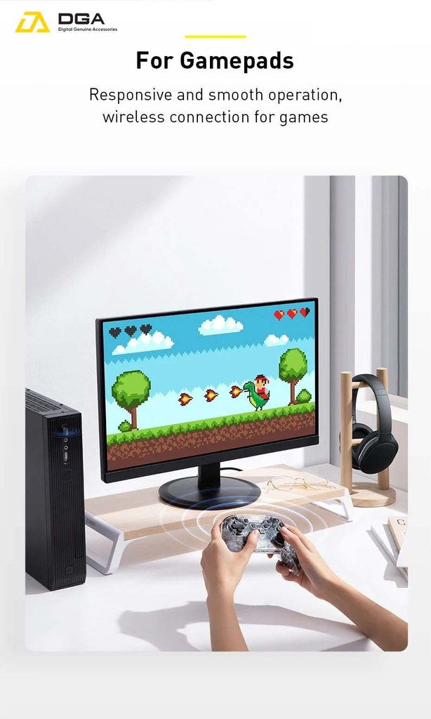 USB Bluetooth 5.0 tốc độ cao Baseus BA04 Bluetooth Receiver