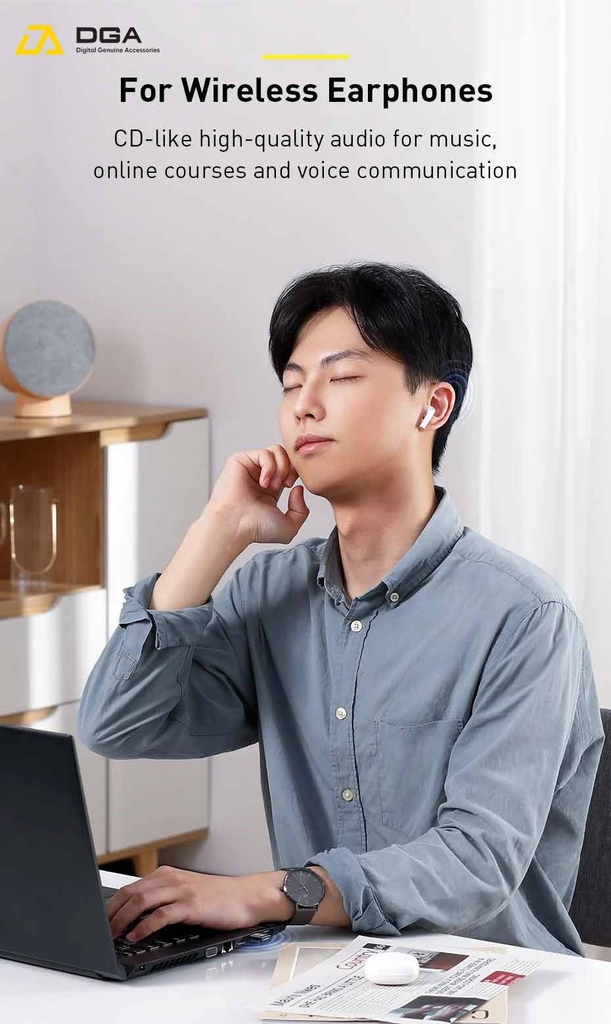 USB Bluetooth 5.0 tốc độ cao Baseus BA04 Bluetooth Receiver