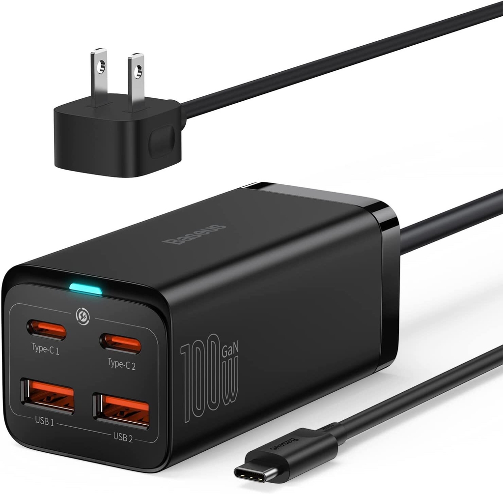 Cóc Sạc Nhanh Baseus 100W / 65W GaN3 Pro Desktop Fast Charger 4 in 1