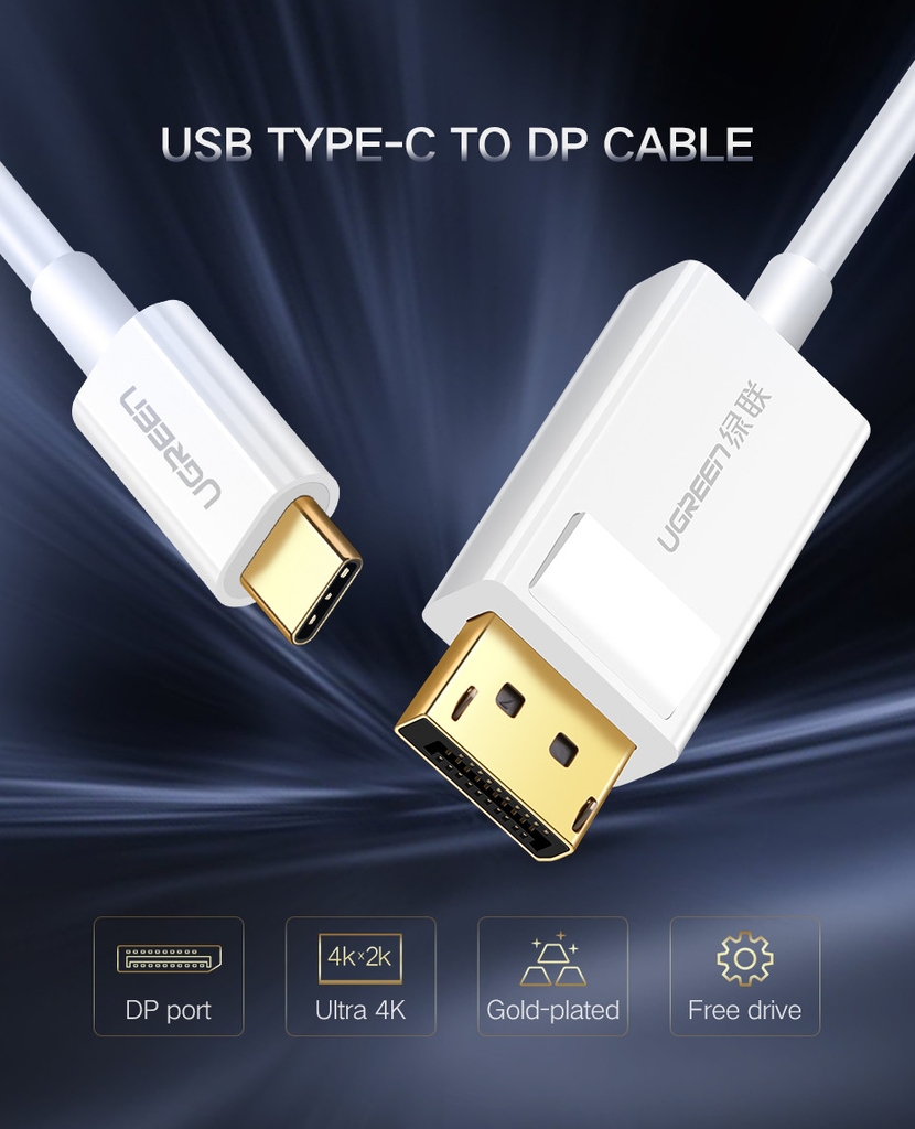 UGREEN USB Type C to DP Cable