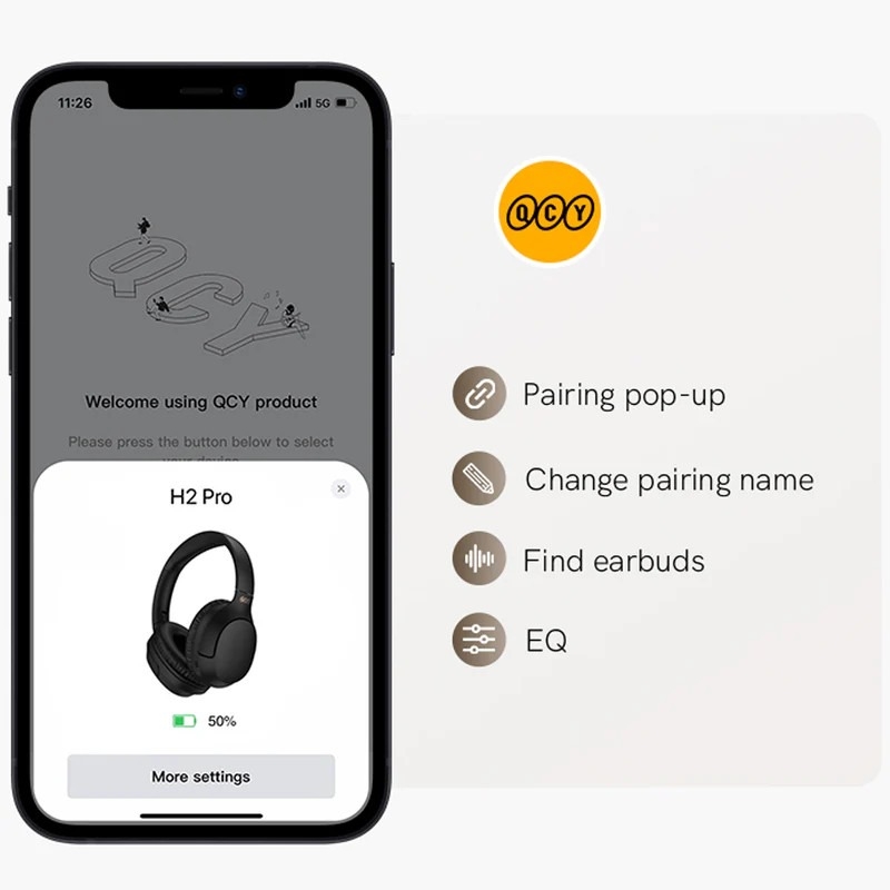 Tai nghe không dây QCY XIAOMI H2 Pro