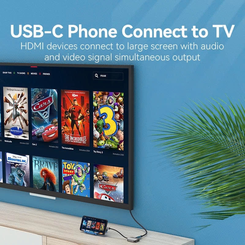 Bộ Chuyển Đổi USB-C to HDMI/VGA 4K Vention TDI (4K@30Hz)