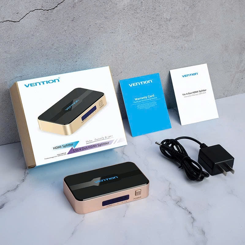 Bộ Chia HDMI1.4 4K 1 In 4 Out Vention ACC (4K/30Hz)