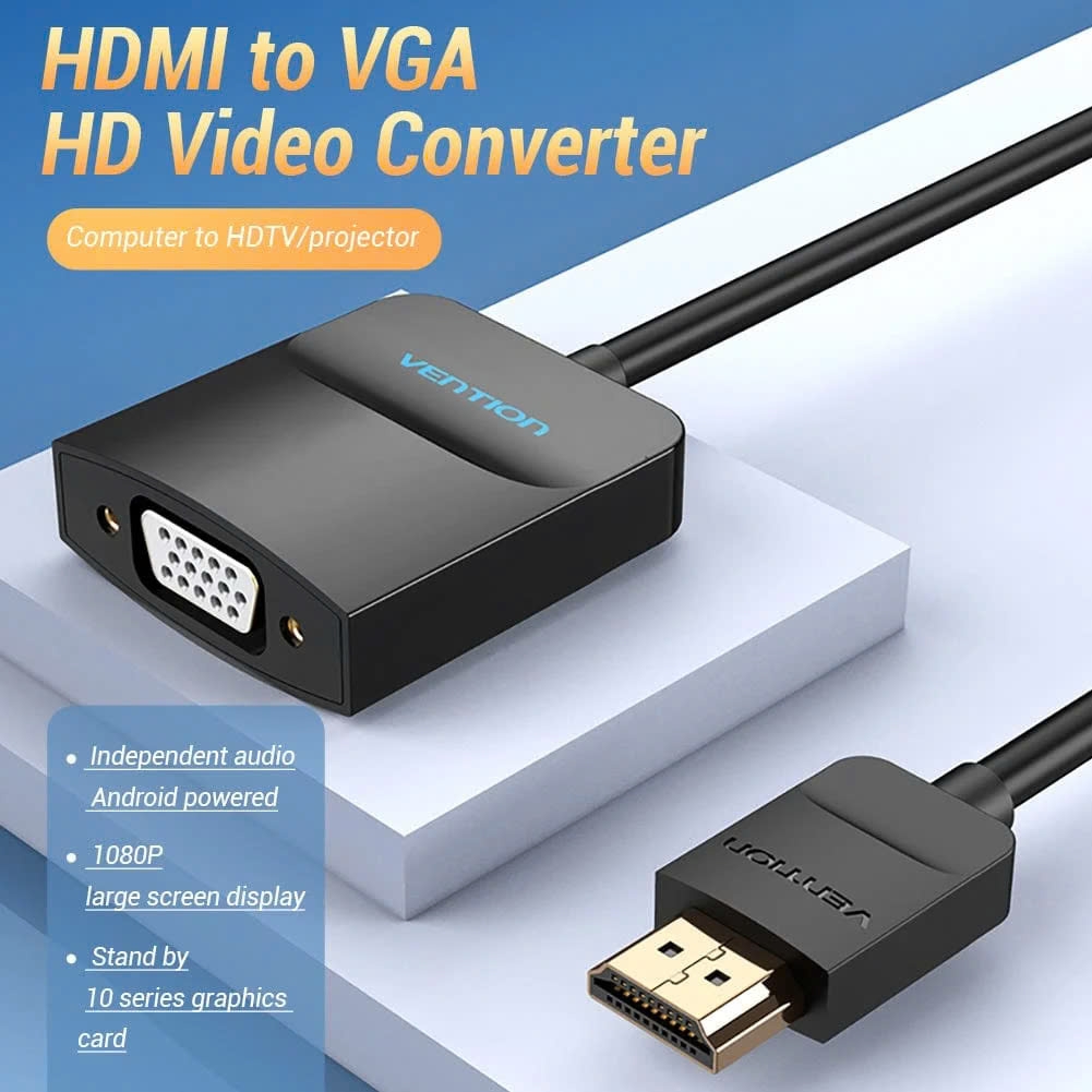 Bộ chuyển đổi HDMI to VGA Vention 421 (1080p@60Hz)