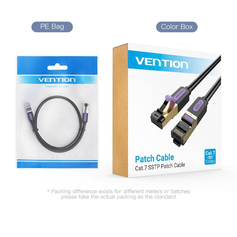 Cáp Mạng LAN CAT7 SFTP VENTION ICD (10Gbps, 600Mhz)