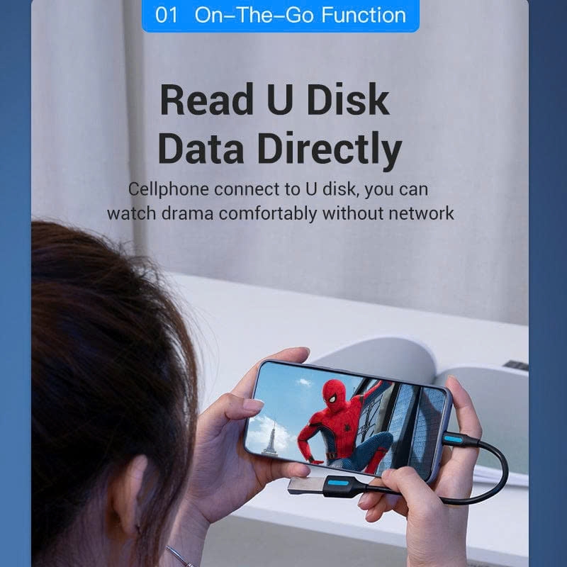 Đầu Chuyển OTG Type-C to USB 3.1 VENTION Chất Lượng Cao