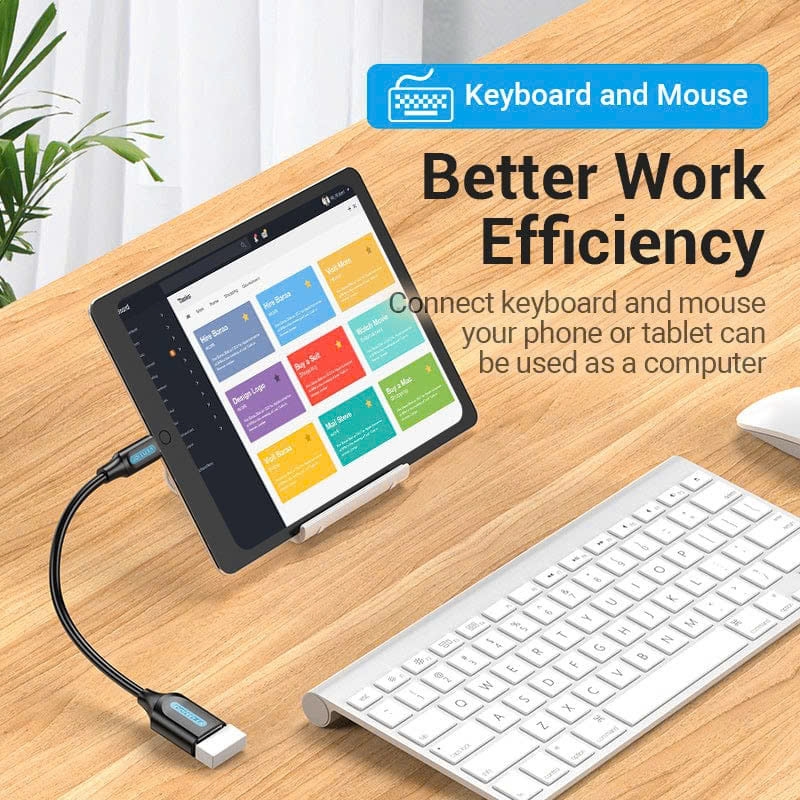 Đầu Chuyển OTG Type-C to USB 3.1 VENTION Chất Lượng Cao