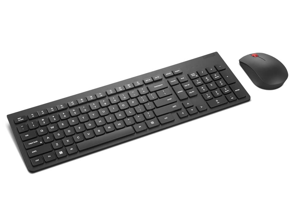 Bàn phím và chuột máy tính Lenovo Essential Wireless Combo Keyboard & Mouse Gen2 Black US_English 103P