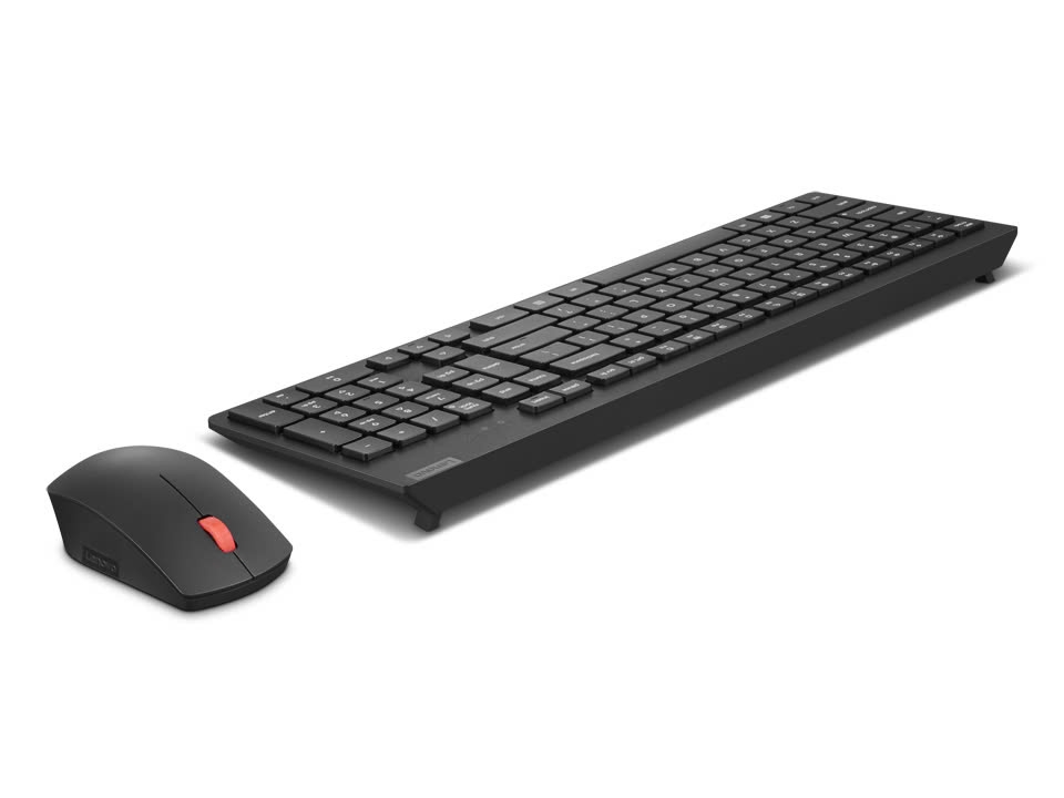 Bàn phím và chuột máy tính Lenovo Essential Wireless Combo Keyboard & Mouse Gen2 Black US_English 103P