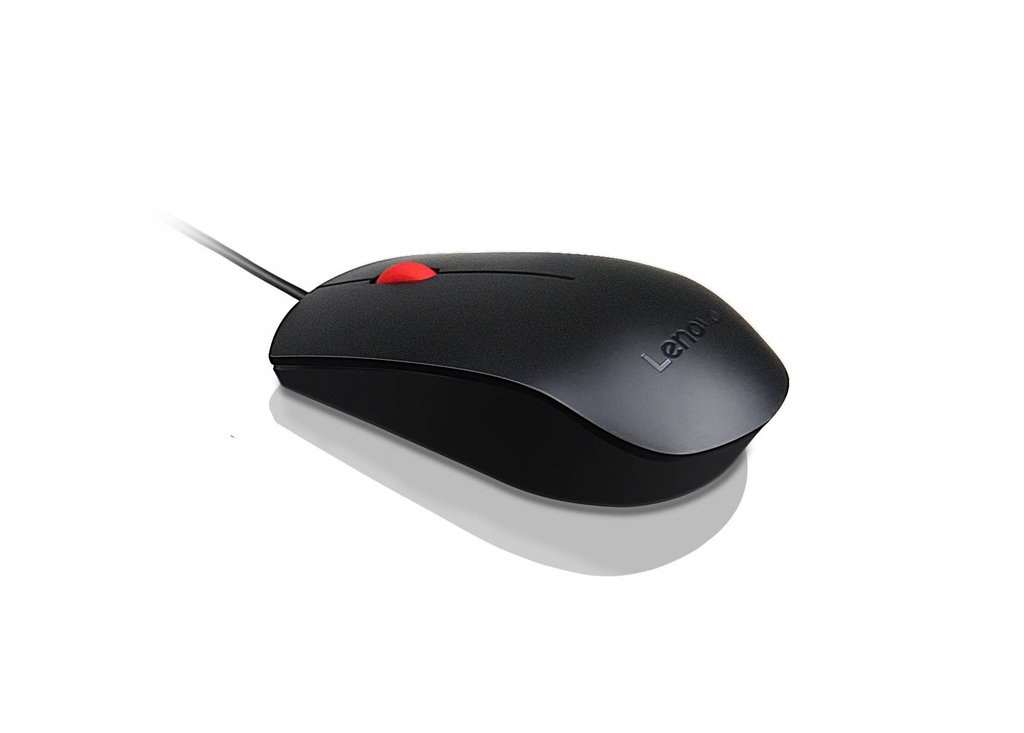 Chuột có dây máy tính, laptop Lenovo Essential USB Mouse