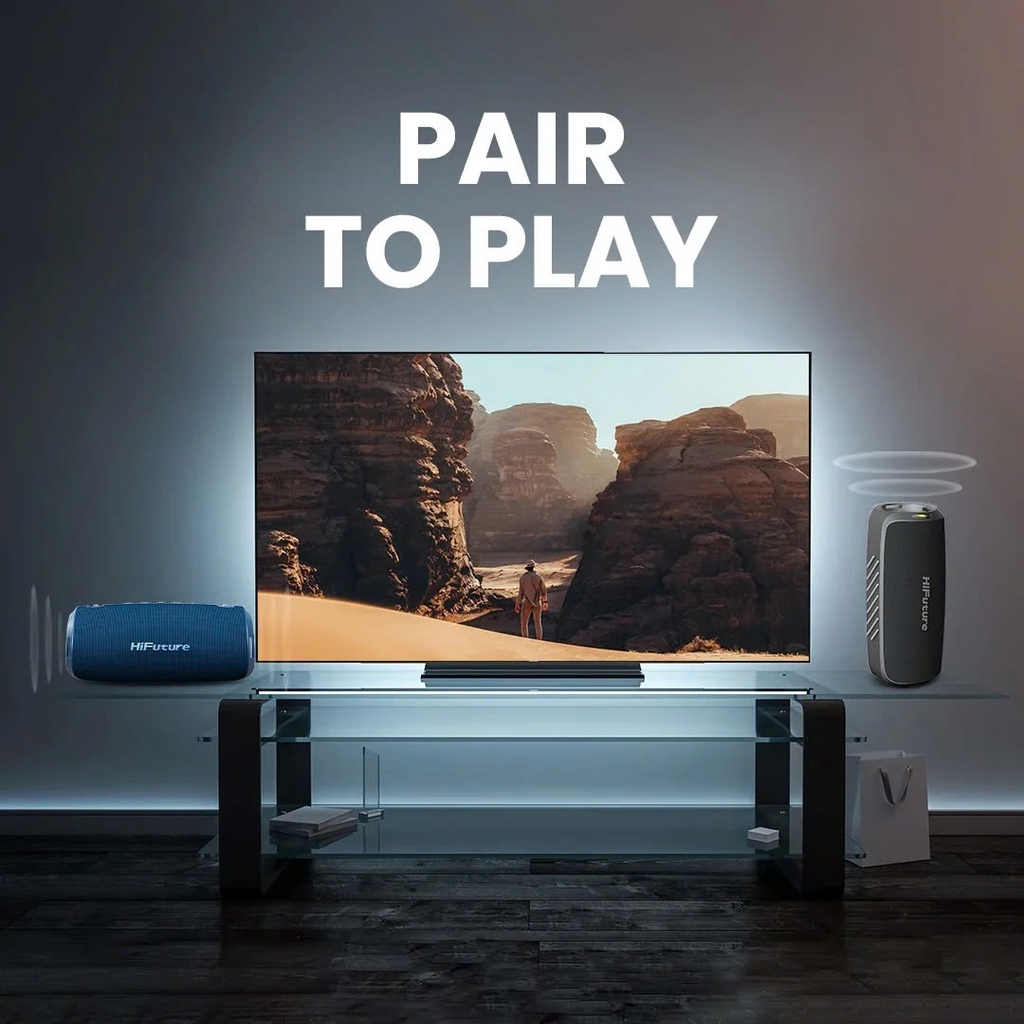  Loa Bluetooth Di Động HiFuture Gravity (45W, Nhỏ Gọn, Di Động, IPX7 Waterproof, Super Bass)