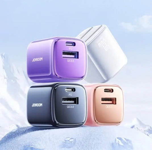 Cóc sạc 33W sạc nhanh iPhone TCG07 Joyroom GaN Charger 2 cổng sạc