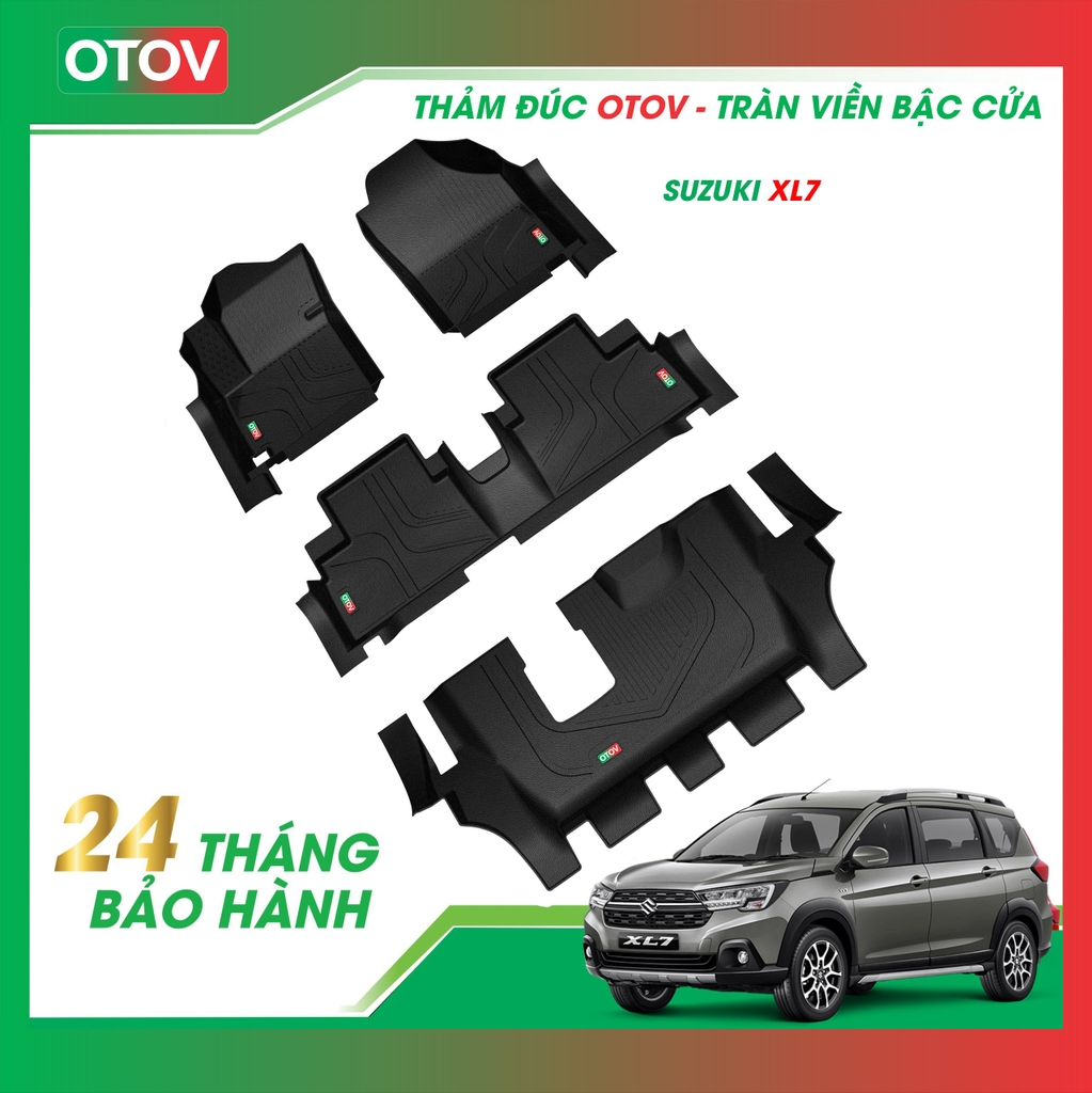 Thảm Đúc OTOV Tràn Viền Bậc Cửa Cho Xe Suzuki XL7 2020+