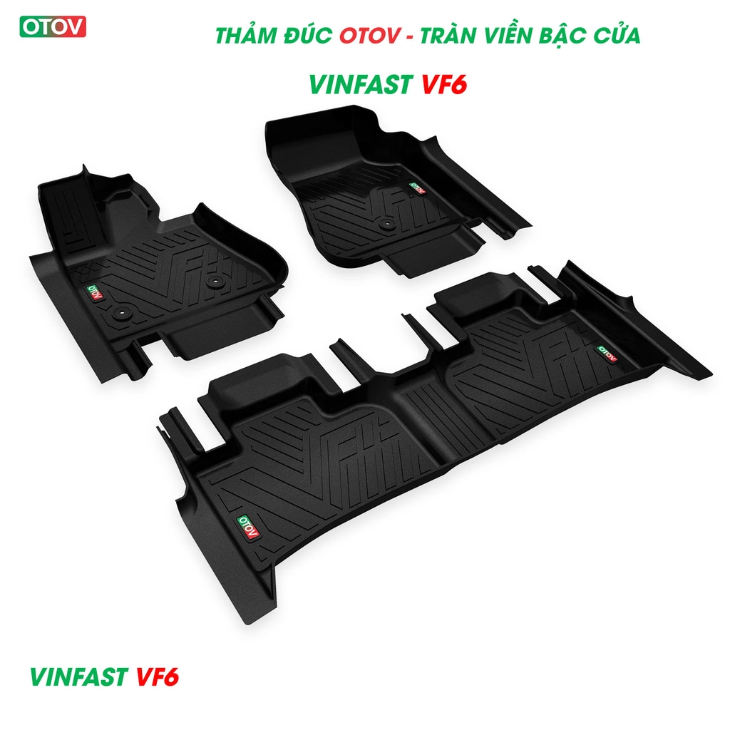 Thảm Đúc OTOV Tràn Viền Bậc Cửa Cho Xe Vinfast VF6