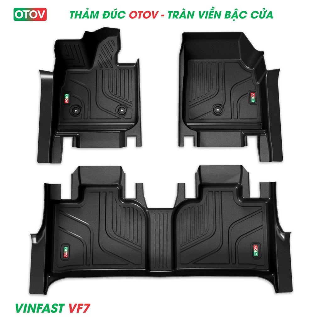 Thảm Đúc OTOV Tràn Viền Bậc Cửa Cho Xe Vinfast VF7