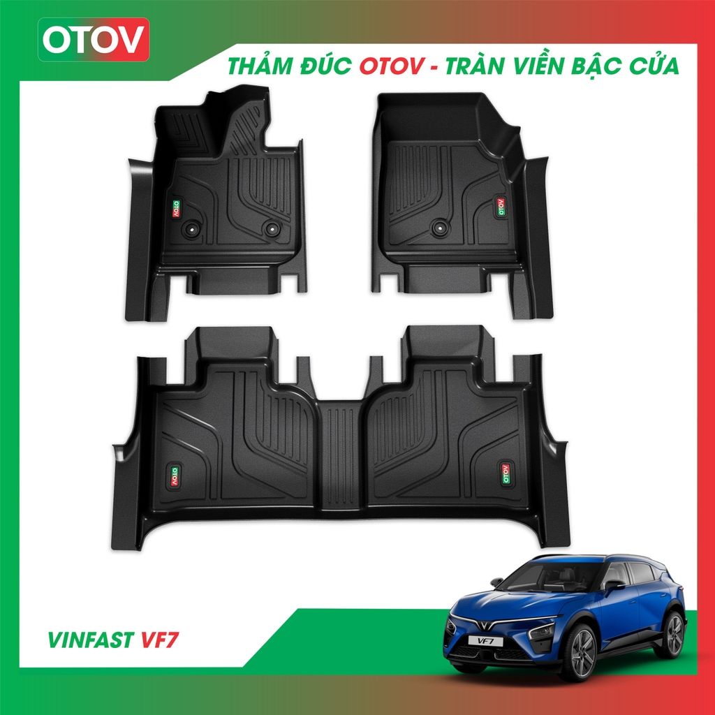 Thảm Đúc OTOV Tràn Viền Bậc Cửa Cho Xe Vinfast VF7