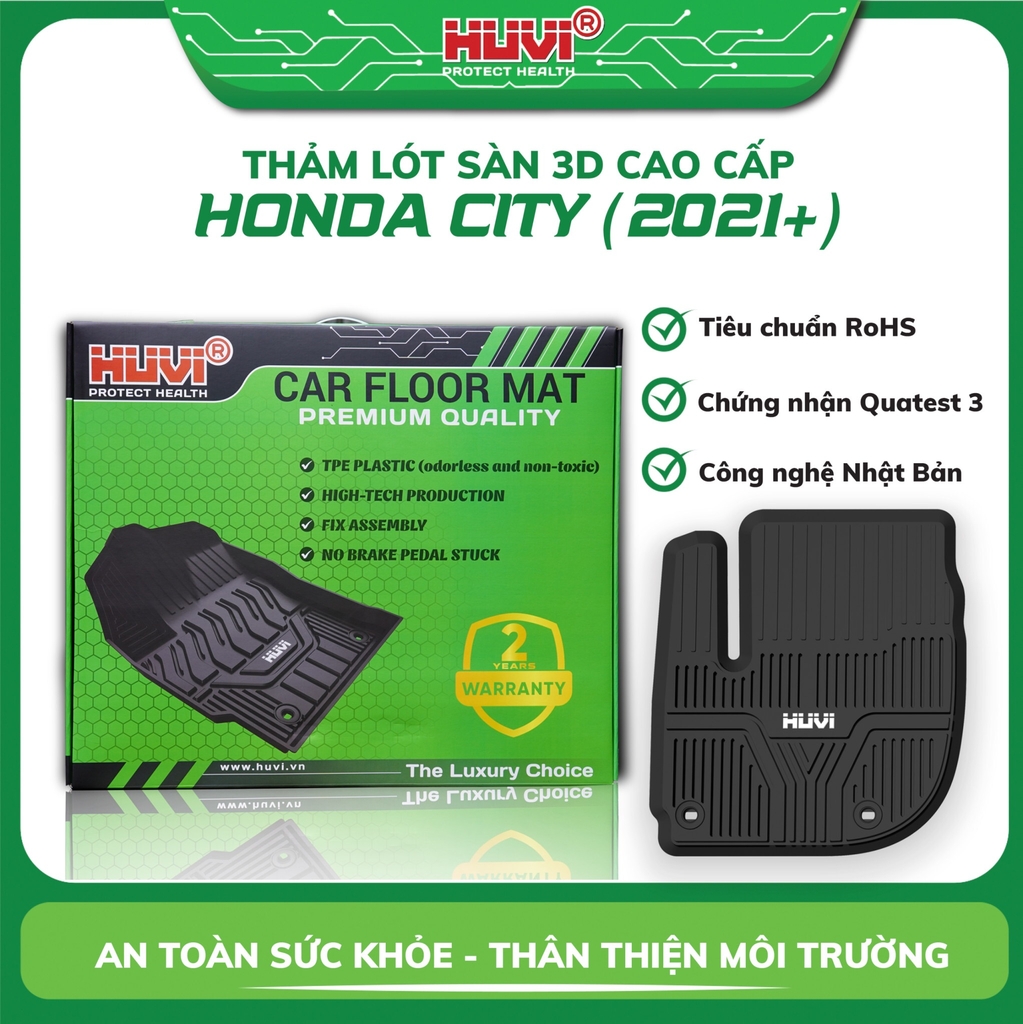 Thảm lót sàn ô tô Honda City 2021+ Cao Cấp