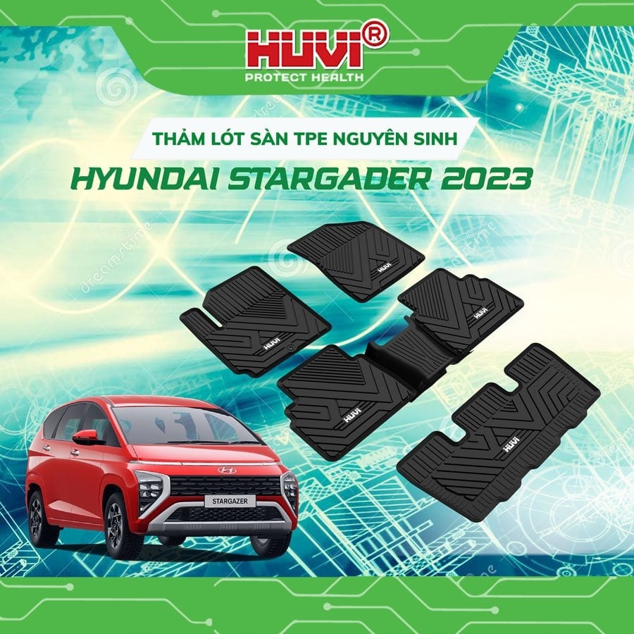 Thảm lót sàn ô tô Hyundai Stargazer 2023 2D