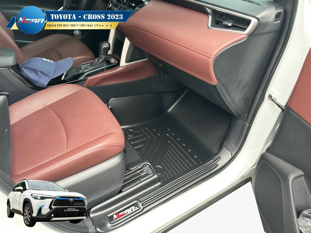 THẢM ĐÚC FULL VIỀN TOYOTA YARIS CROSS 2023