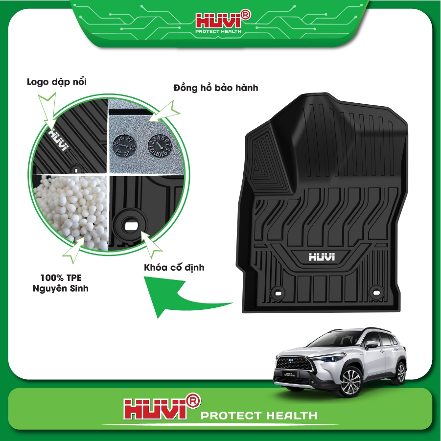 Thảm lót sàn cao cấp Toyota Cross 2020+