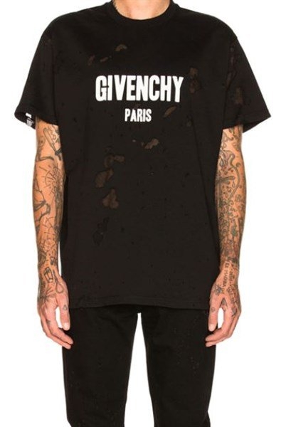 Áo Thun Givenchy Distressed Paris Premium Quality The Player Zone