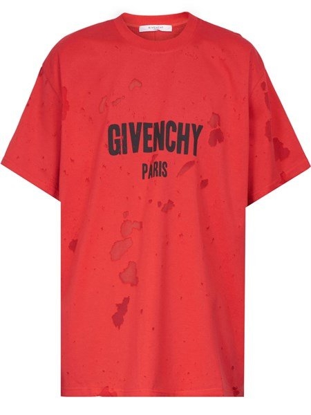 Áo Thun Givenchy Distressed Paris Premium Quality The Player Zone