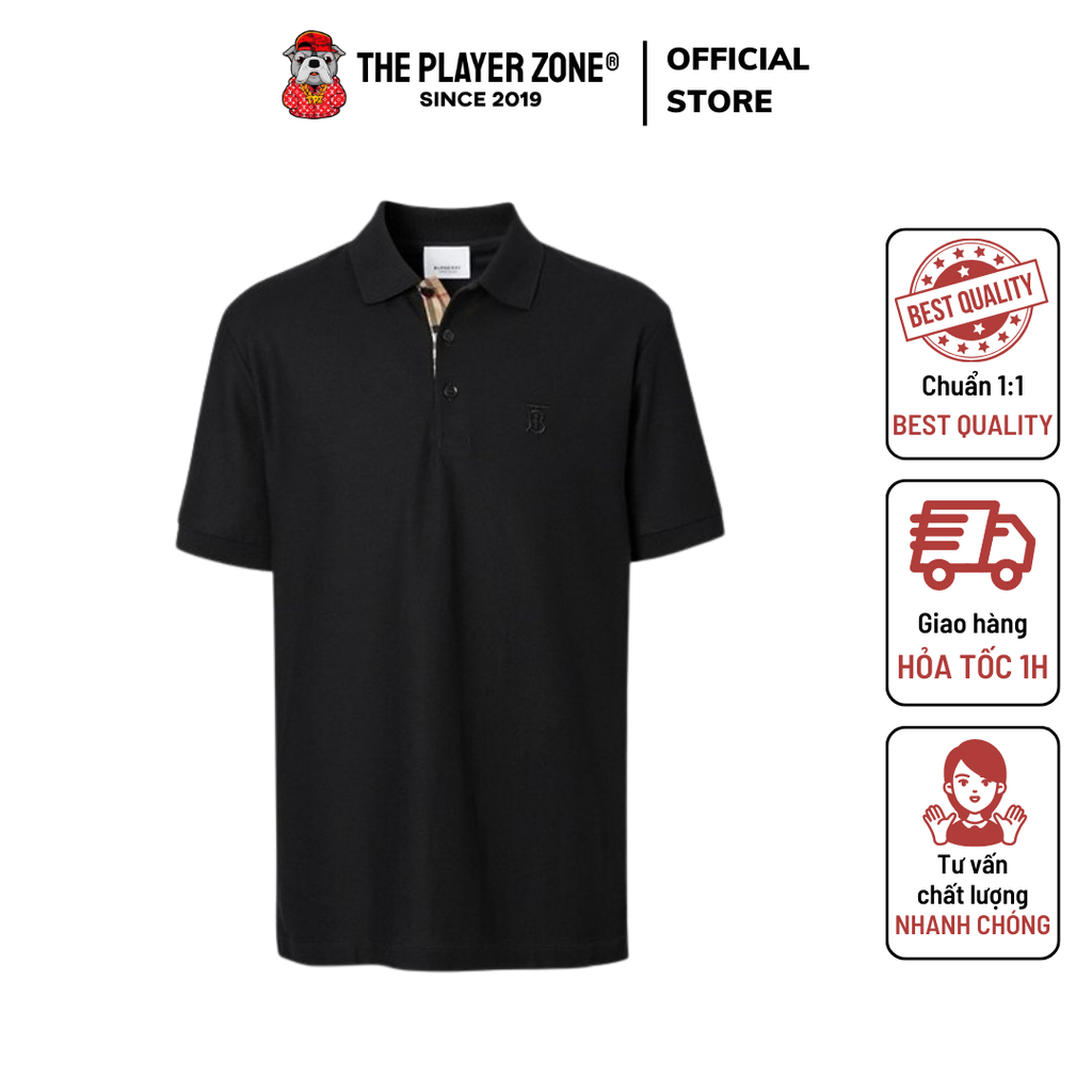 Áo Polo Burberry Tisci Black Logo (Check Code) The Player Zone
