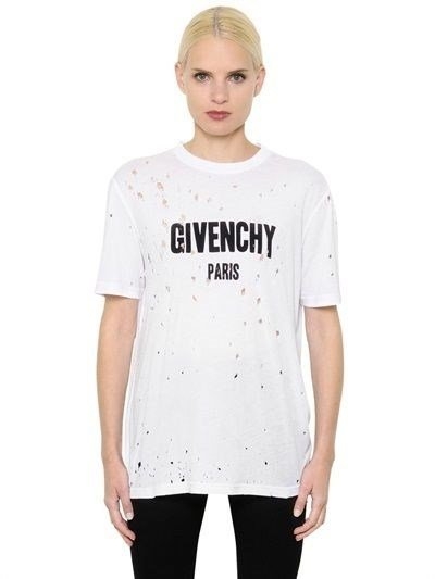 Áo Thun Givenchy Destroyed Tee PREMIUM The Player Zone