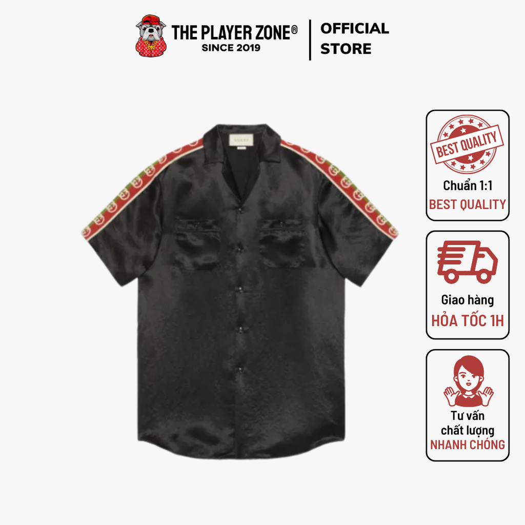 Áo sơmi tay dài thêu Ong Gucci 2 mặt Thượng Quốc Shop Facebook #47 Áo sơmi tay dài thêu Ong Gucci 2 mặt Thượng Quốc Shop Facebook