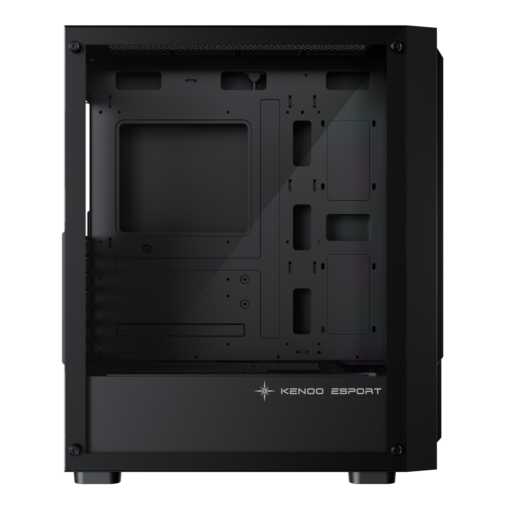 Vỏ máy tính KENOO ESPORT EM730 - 3F (Màu Đen)