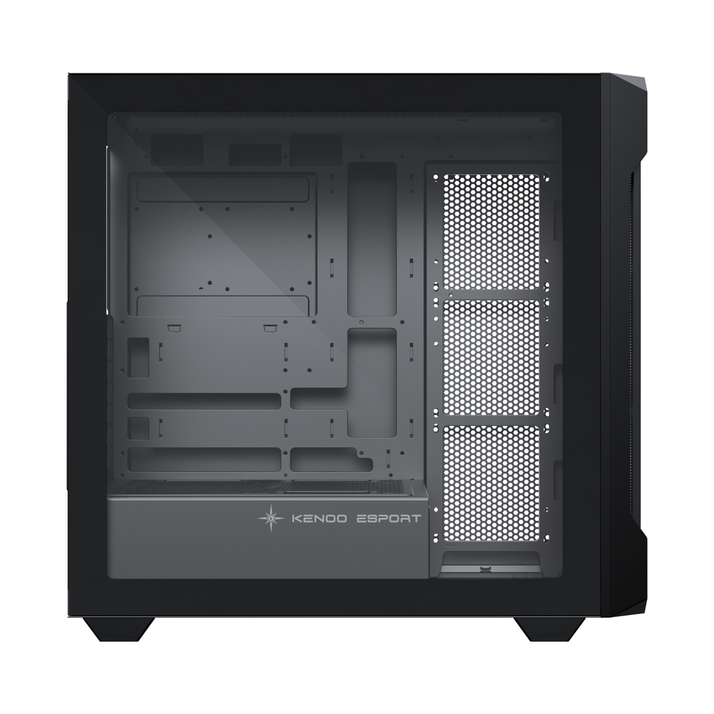 Vỏ máy tính KENOO ESPORT FM800 - V3 - Màu Đen