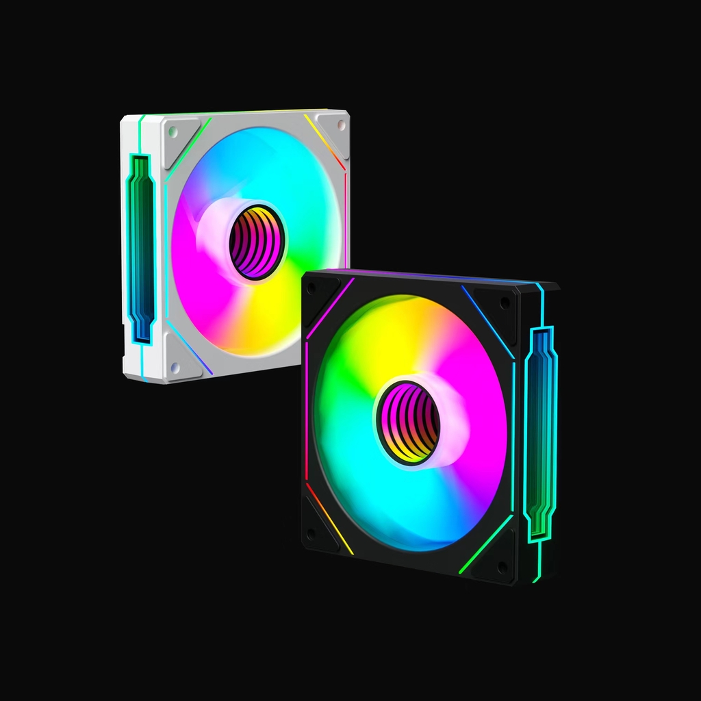 Quạt tản nhiệt KENOO ESPORT RGB INF1 (Fan12) - Màu Đen