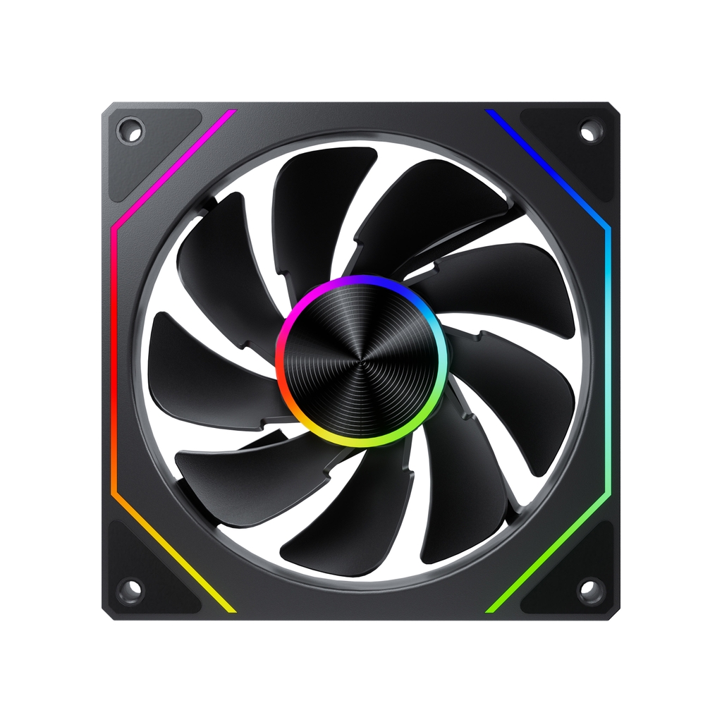 Quạt tản nhiệt KENOO ESPORT RGB INF1 - V1 - R (Gió Ngược) - Màu Đen