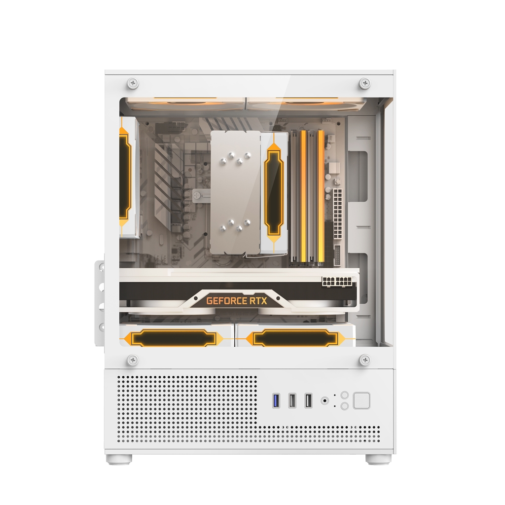 Vỏ máy tính KENOO ESPORT MK120 - Màu Trắng