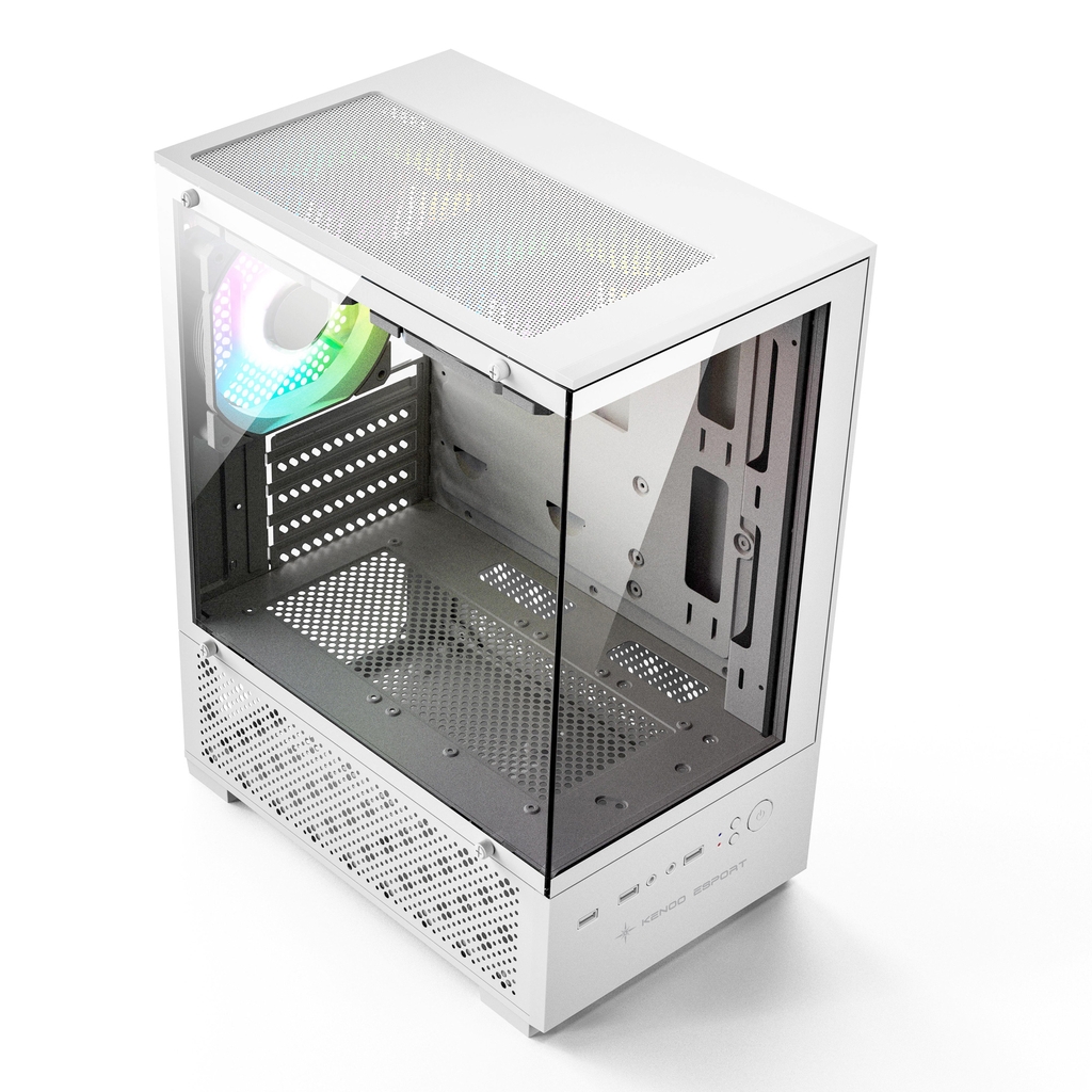 Vỏ máy tính KENOO ESPORT MK120 - Màu Trắng