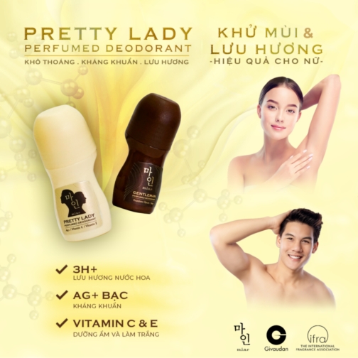 Gentleman Deodorant Perfume - Lăn khử mùi nước hoa