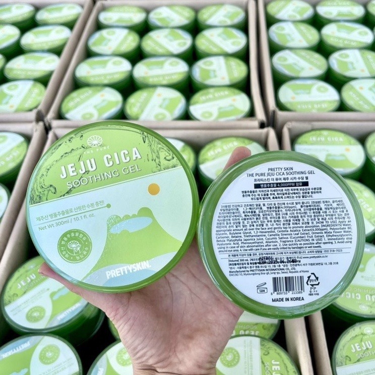 Gel Dưỡng Đa Năng Rau Má - Pretty Skin 300g-hàn