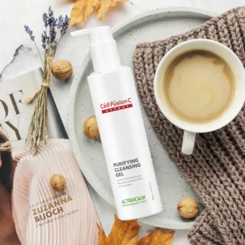 Gel Rửa Mặt Purifying Cleansing Gel  Thương hiệu: Cell Fusion C  Xuất xứ: Hàn Quốc
