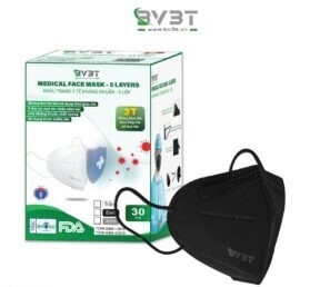 KHẨU TRANG Y TẾ KHÁNG KHUẨN BV3T KHÔNG VAN Thương hiệu: BV3T  Xuất xứ: VIỆT NAM 