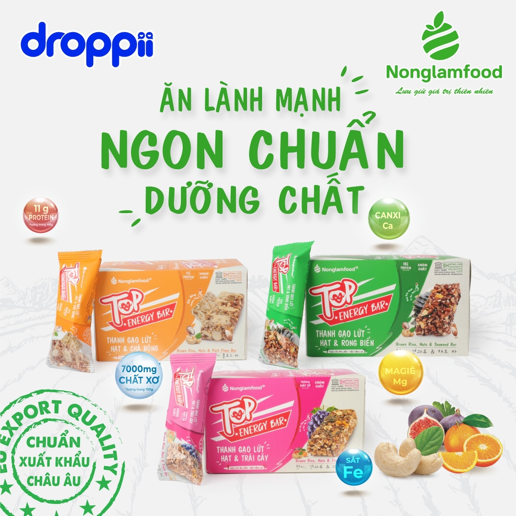 Thanh gạo lứt Top Energy Bar NLF