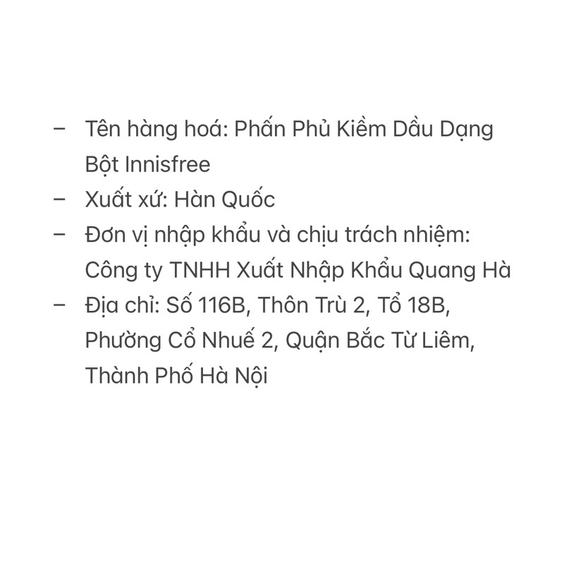 Phấn Phủ Bột Innisfree - Xanh-hàn