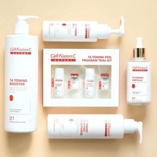  Bộ Sản Phẩm Peel Trắng Da An Toàn TA Toning Peel  Thương hiệu: Cell Fusion C  Xuất xứ: Hàn Quốc