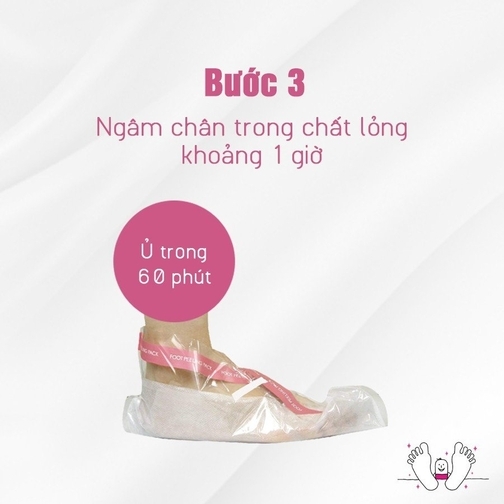 TÚI Ủ TẨY DA CHẾT VÀ TÁI TẠO DA CHÂN PERORIN – NHẬT BẢN