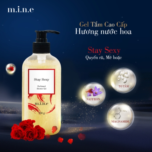 Gel tắm Mine Stay Sexy Perfumed Shower Gel 500g